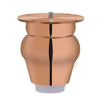 Plantex 3 Inch Sofa Legs for Bed Furniture/Sofa Legs for Table/Sofa Support Legs with Rubber Grip (Rose Gold, 6 Pcs)