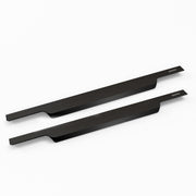 Plantex Profile Handle for Kitchen Cabinet/18 Inch Alluminium Drawer Profile Handle/Wardrobe Pull Handle for Home/Office/Hotel - Pack of 2 (Black)