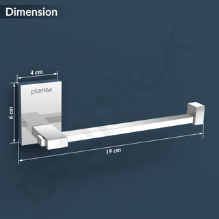 Plantex 304 Grade Stainless Steel Toilet Paper Roll Holder/Toilet Paper Holder/Toilet Roll Holder for Bathroom Accessories - Senso (Chrome)