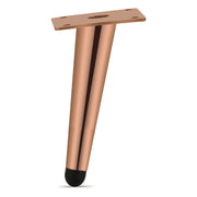 Plantex 6 Inch Sofa Legs for Bed Furniture/Sofa Legs for Table/Sofa Support Legs with Rubber Grip (Rose Gold, 6 Pcs)