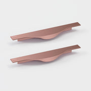 Plantex Profile Handle for Kitchen Cabinet/8 Inch Aluminium Drawer Profile Handle/Wardrobe Pull Handle for Home/Office/Hotel - Pack of 2 (Rose Gold)