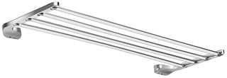 Plantex Fully Brass Smero Towel Rack/Towel Stand/Hanger/Holder Bathroom Accessories - 24 Inch,Chrome (AQ-8131)