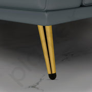 Plantex Heavy Duty Round 6 inch Spare Sofa Legs for Bed Furniture/Sofa Legs for Furniture Fitting/Table Legs/Sofa Leg Set of 2 pcs (Gold Finish)