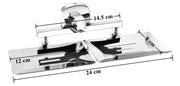 Plantex 304 Grade Stainless Steel  Double Soap Dish/Soap Case/Soap Holder/Soap Stand for Bathroom Accessories - Maxx (Chrome)