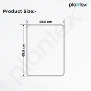 Plantex Aluminium Frame Mirror for Bathroom/Wall Mount Square Mirror for Bedroom/Dressing Room/Living Room/Entryway - (Rose Gold, 20x28 Inch)
