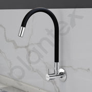 Plantex Pure Brass Flexible Tap for Kitchen Sink with Brass Wall Flange and Teflon Tape/360° Rotating Sink Tap for Kitchen Basin with Water Saving Aerator-7 Year Warranty by Plantex-(ICO-910B)
