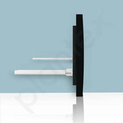Plantex Flush -Plate/Push Plate for Toilet/Mechanical Dual-Flush Plate/Water Saving Technology - Pack of 1 (4511, Black)