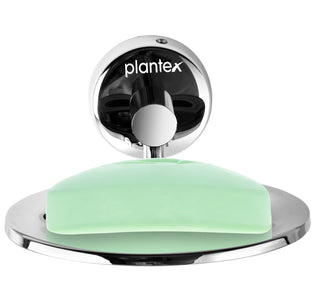 Plantex Maxx Stainless Steel Soap Holder for Bathroom - Soap Dish Stand/Accessories (Chrome)