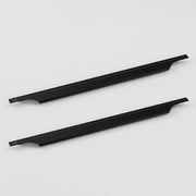 Plantex Profile Handle for Kitchen Cabinet/24 Inch Aluminium Drawer Profile Handle/Wardrobe Pull Handle for Home/Office/Hotel - Pack of 2 (Black)