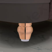 Plantex 3 Inch Sofa Legs for Bed Furniture/Sofa Legs for Table/Sofa Support Legs with Rubber Grip (Rose Gold, 6 Pcs)