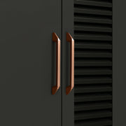Plantex Cabinet Handle/Kitchen Cabinet Door Handle/Wardrobe/96 mm Cupboard Handle/Door Pull-Push Handle for Home/Office - Pack of 2 (Rose Gold)
