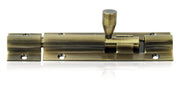 Plantex Stainless Steel Tower Bolt/Tower Bolt for Home,Offices Doors and Windows/Tower Bolt for Main Door/Door Latch/Kundi/Chitakini/Door Latch for Windows - Pack of 8 (Brass Antique, 4 inch)