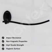 Plantex 304 Grade Stainless Steel Napkin Ring/Towel Ring/Napkin Holder/Towel Hanger/Bathroom Accessories-Powder Coated(Black)