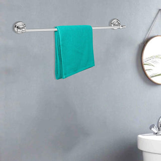 Plantex 304 Grade Stainless Steel 24 inch Towel Hanger for Bathroom/Towel Rod/Bar/Bathroom Accessories Pack of 2, Skyllo (Chrome)