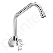 Plantex Kitchen Taps for Home Sink with Water Saving Nozzle for Kitchen Tap/360Ãƒâ€šÃ‚Â° Swivel Spout for Sink Tap for Basin with Brass Wall Flange -(PRI-311-Chrome)