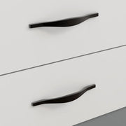 Plantex Cabinet Handle/128mm Handle for Drawer/Wardrobe/Kitchen Handle/Pull-Push Handle for Home/Office - Pack of 2 (Black)