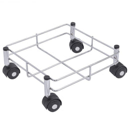 plantex Stainless Steel Standard Oil Container Trolley/Dabba Trolly - Easy to Move - Wheel Trolley