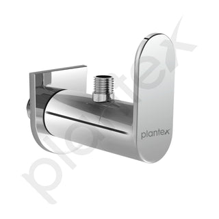 Plantex Pure Brass Angle Valve for Bathroom/Angle Cocke with Wall Flange and Teflon Tape -7 Year Warranty by Plantex -(ORN-205-Chrome)