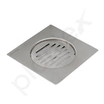 Plantex 304 Grade Stainless Steel Bathroom Drain Cover/Floor Drain Jali for Bathroom/Drainage Cover (6x6 inches) - (AXIO, Chrome)