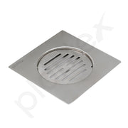 Plantex 304 Grade Stainless Steel Bathroom Drain Cover/Floor Drain Jali for Bathroom/Drainage Cover (6x6 inches) - (AXIO, Chrome)