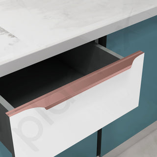 Plantex Profile Handle for Kitchen Cabinet/20 Inch Alluminium Drawer Profile Handle/Wardrobe Pull Handle for Home/Office/Hotel - Pack of 2 (Rose Gold)