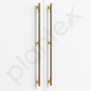 Plantex Aluminium Cabinet Handle/900mm Wardrobe Handle for Home/Cupboard Door Pull-Push Handles for Office - Pack of 1 (DTC-5580, Brass Antique & Gold)