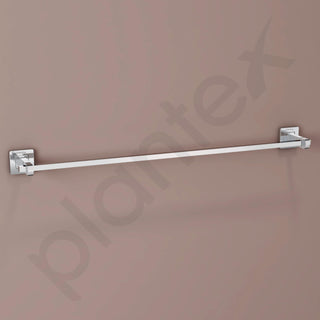 Plantex Stainless Steel Single Towel Rod/Bathroom Towel Holder/Towel Hanger/Towel Stand/Bathroom Accessories - 24 Inch (Chrome)