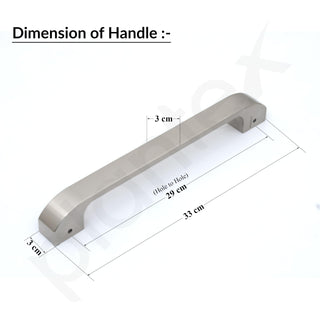 Plantex Door Handle/Main Door Handle/13 inch Pull-Push Handle for Home/Office/Hotel - Pack of 1 (SH-289, Matt) - 3 Years Warranty