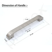 Plantex Door Handle/Main Door Handle/13 inch Pull-Push Handle for Home/Office/Hotel - Pack of 1 (SH-289, Matt) - 3 Years Warranty