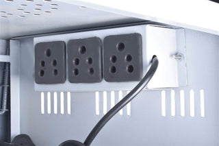 Plantex CCTV/DVR/NVR Cabinet Box/DVR Rack Wall Mount with Lock/Network Rack/Server Rack with Power Socket - 1U
