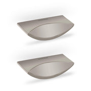 Plantex Knobs for Drawer/Rectangular Drawer Knob/Pull-Push Knobs for Kitchen/Bedroom Drawer - Pack of 2 (Satin White)