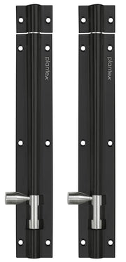 Plantex Stainless Steel Tower Bolt/Tower Bolt for Home,Offices Doors and Windows/8 Inch Tower Bolt for Main Door/Door Latch/Kundi/Chitakini/Door Latch for Windows - Pack of 2 (Multicolour)