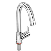 Plantex Kitchen Sink Tap with Water Saving Aerator and Brass Spindle/Sink Tap for Kitchen Basin with 360° Swivel Spout/Bathroom Accessories - (Rio, Chrome)