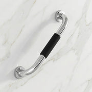 Plantex Stainless Steel Grab Bar for Toilet with Grip/14-inch Anti-Slip Handle for Bathroom Support - Pack of 1 (Chrome)