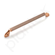 Plantex Aluminium Cabinet Handle/288mm Wardrobe Handle for Home/Cupboard Door Pull-Push Handles for Office - Pack of 2 (Rose Gold)