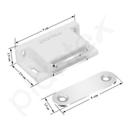 Plantex Door Catcher/Door Magnet for Cabinet/Cupboard/Wardrobe/Door Closer Magnet for Home/Office - Pack of 6 (White)