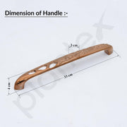 Plantex Heavy Duty Door Handle for Main Door/13-inches Main Door Handle/Pull Push Handle for Home/Hotel/Office - Pack of 1 (311-PVD Rose Gold Finish) - 3 Years Warranty