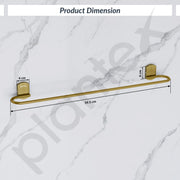 Plantex 304 Grade Stainless Steel 24 inch Towel Rod/Towel Bar/Towel Hanger for Bathroom/Bathroom Accessories - Parv (Brass Antique)