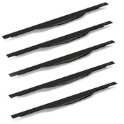 Plantex Profile Handle for Kitchen Cabinet/22 Inch Aluminium Drawer Profile Handle/Wardrobe Pull Handle for Home/Office/Hotel - Pack of 5 (Black)