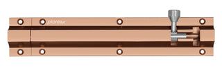 Plantex Stainless Steel Tower Bolt 8 inch/Tower Bolt for Home,Offices Doors and Windows/Tower Bolt for Main Door/Door Latch/Kundi/Chitakini/Door Latch for Windows (Rose Gold, Pack of 1)