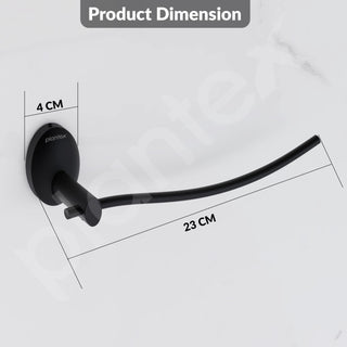 Plantex 304 Grade Stainless Steel Napkin Ring/Towel Ring/Napkin Holder/Towel Hanger/Bathroom Accessories-Powder Coated(Black)