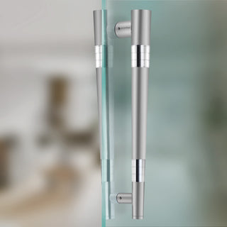 Plantex Premium Door Handle/Main Door Handle 14 inch/Pull Push Door Handle for Glass & Wooden Door – Pack of 1 (306, Satin Finish)