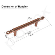 Plantex Altros Main Door Handle/14 Inch Door Handle for Main Door/Pull Push Handle for Home/Office/Hotel Ã¢â‚¬â€œ Pack of 1 (106,PVD Rose Gold) - 3 Years Warranty