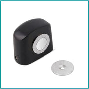 Plantex Magnetic Door Stopper for Home/Door Holder for Main Door/Floor Mounted Door Stopper/Door Stops for Main Door - Pack of 3 (193-Black)