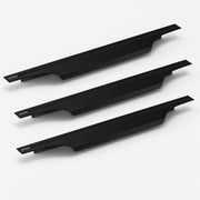 Plantex Profile Handle for Kitchen Cabinet/14 Inch Aluminium Drawer Profile Handle/Wardrobe Pull Handle for Home/Office/Hotel - Pack of 3 (Black)