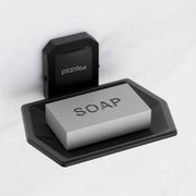 Plantex 304 Grade Stainless Steel Soap Dish/Wall Mounted Soap Holder/Bathroom Accessories - Cute (Black)