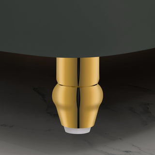 Plantex Heavy Duty Round 4 inch Spare Sofa Legs for Bed Furniture/Sofa Legs for Furniture Fitting/Table Legs/Sofa Leg Set of 2 pcs (Gold)