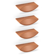 Plantex Knobs for Drawer/Rectangular Drawer Knob/Pull-Push Knobs for Kitchen/Bedroom Drawer - Pack of 4 (Rose Gold)