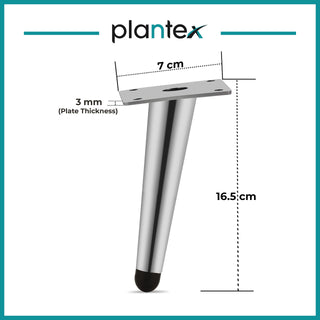 Plantex Smooth 6-inches Spare Sofa Legs for Bed Furniture – 6 Pcs