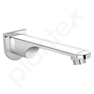 Plantex Pure Brass Bath Tub Spout with Wall Flange/High Flow Spout for Bathroom-(Chrome)